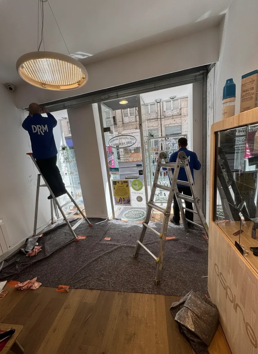 Installation et pose de rideau métallique à Colombes